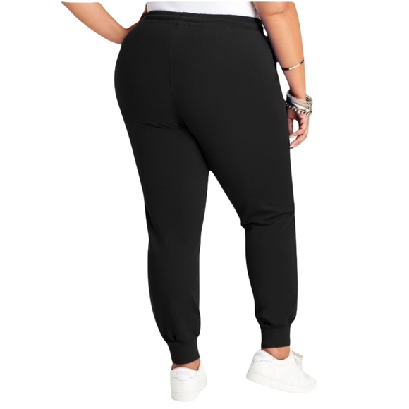 Ashley Stewart French Terry Athleisure Jogger, 26/28 - Picture 4 of 6